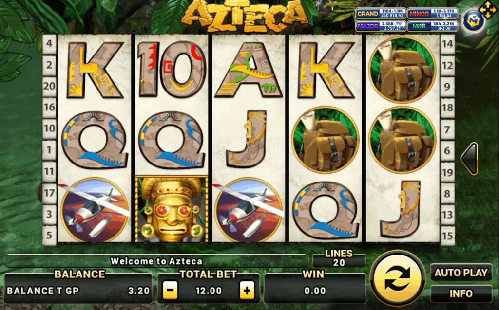 ทางเข้า SLOTXO สัญลักษณ์ของเกม Azteca