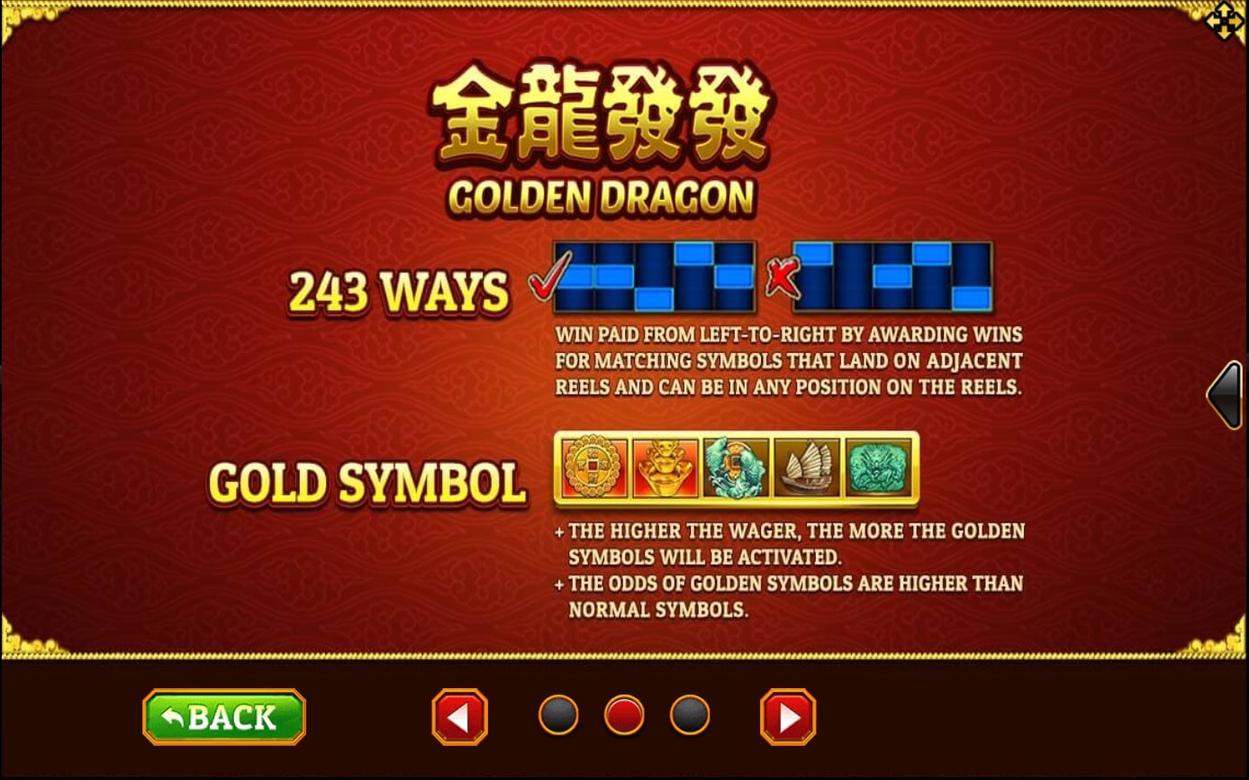สล็อต XO ฟีเจอร์พิเศษในเกมสล็อต Golden Dragon