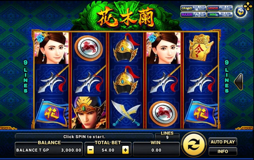 Slotxo ทรูมันนี่ สัญลักษณ์ของเกม Mulan