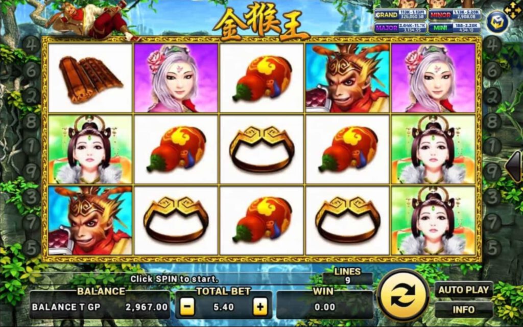 Slotxo True Money สัญลักษณ์ของเกม Golden Monkey King