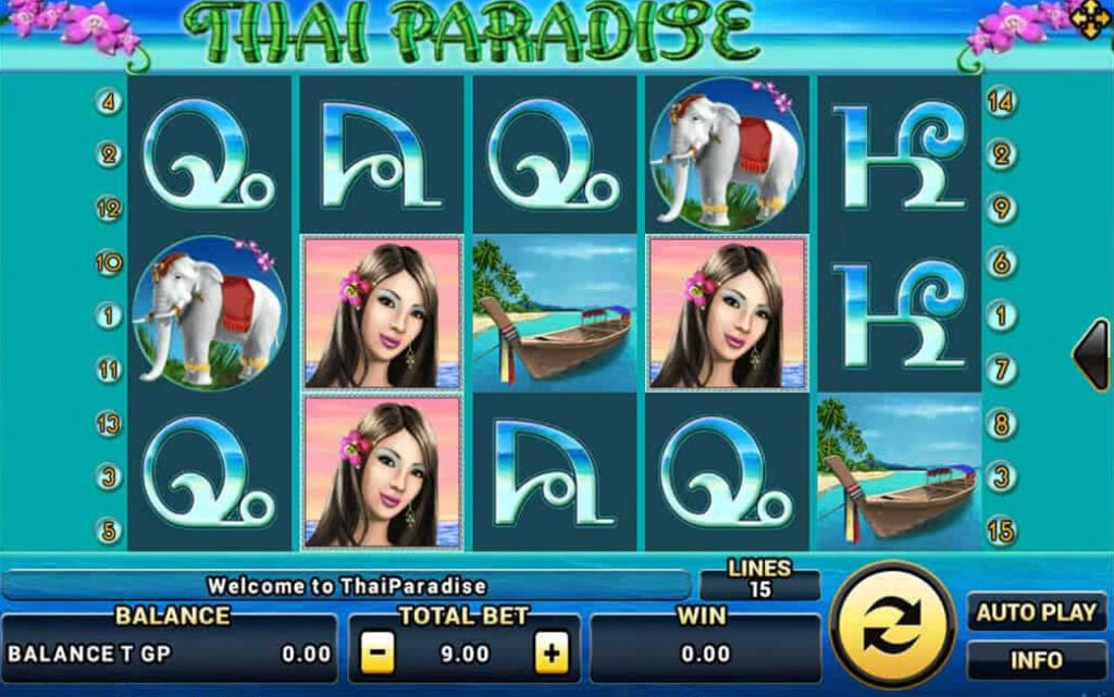 Slotxo ฝาก ถอน ไม่มีขั้นต่ำ สัญลักษณ์ของเกม Thai Paradise