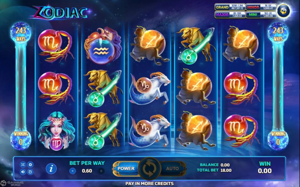 เกม Slotxo สัญลักษณ์ของเกม Zodiac