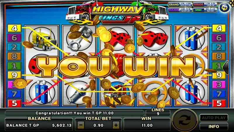 สัญลักษณ์ของเกม Highway Kings JP