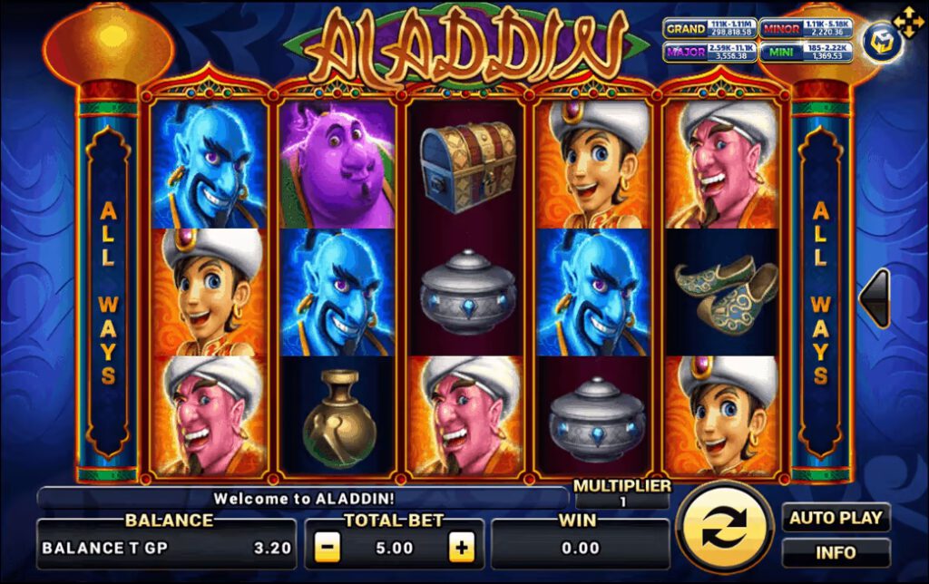 สัญลักษณ์ของเกม Aladdin