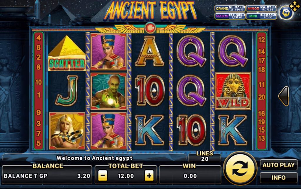 สัญลักษณ์ของเกม Ancient Egypt