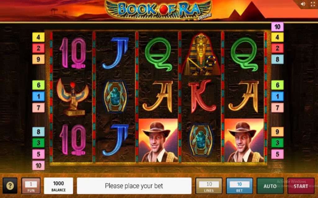 สัญลักษณ์ของเกม Book of Ra