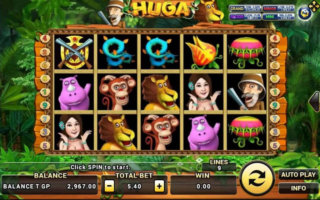 สัญลักษณ์ของเกม Huga