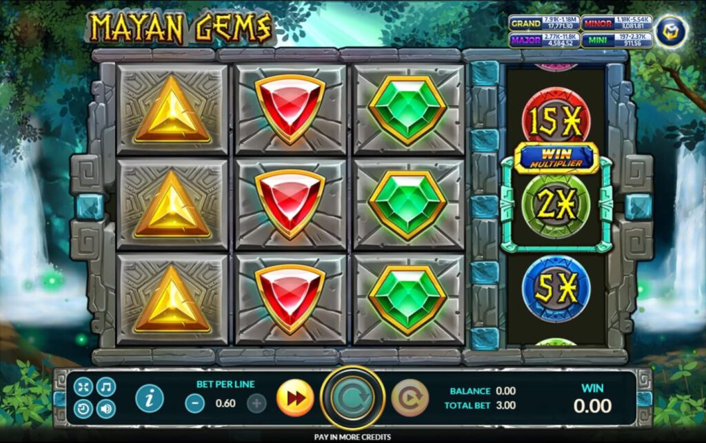 สัญลักษณ์ของเกม Mayan Gems