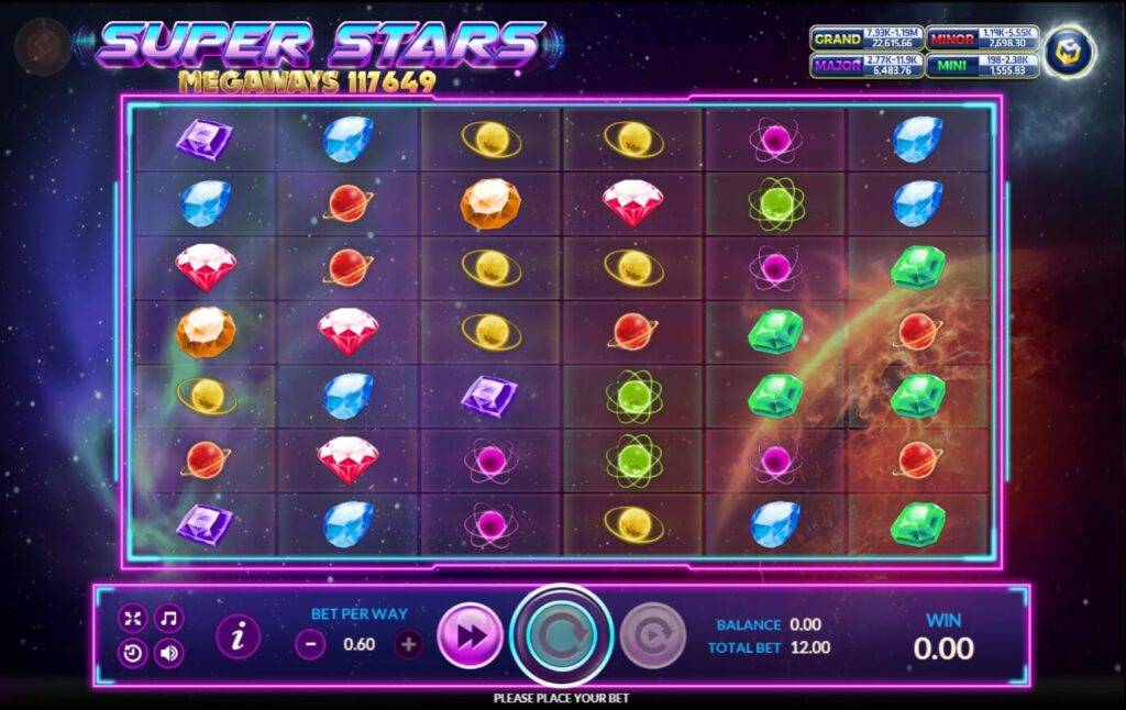 สัญลักษณ์ของเกม Super Stars