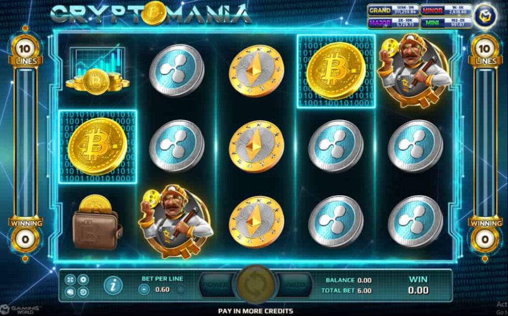 สัญลักษณ์ของเกม Crypto Mania