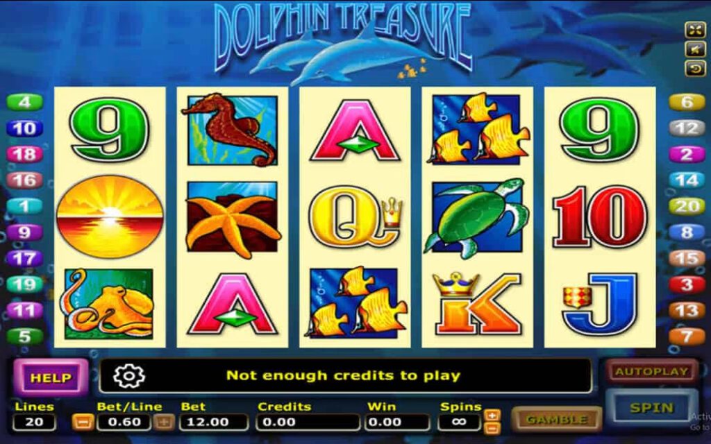 สัญลักษณ์ของเกม Dolphin Treasure