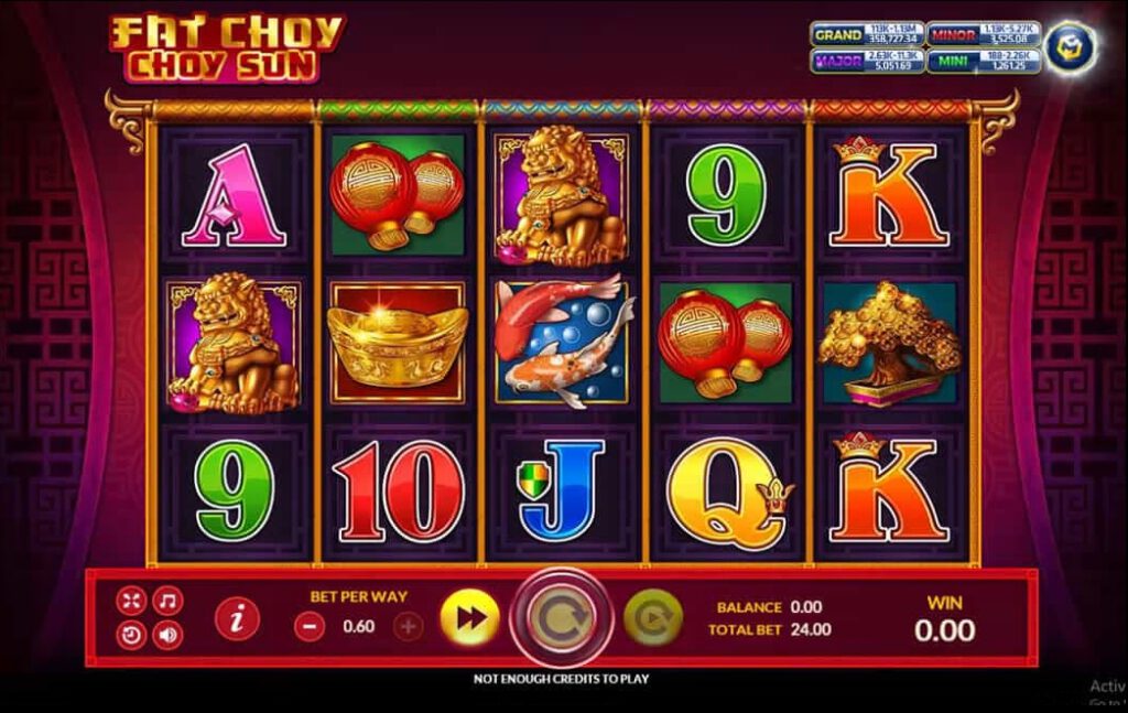 สัญลักษณ์ของเกม Fat Choy Choy Sun