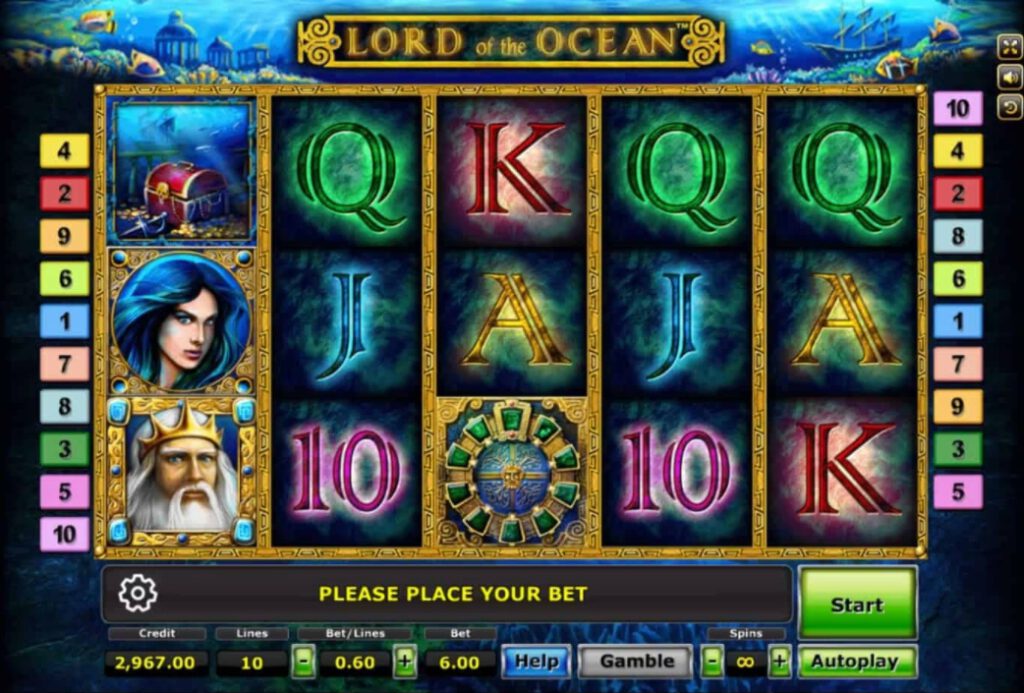 สัญลักษณ์ของเกม Lord of the Ocean