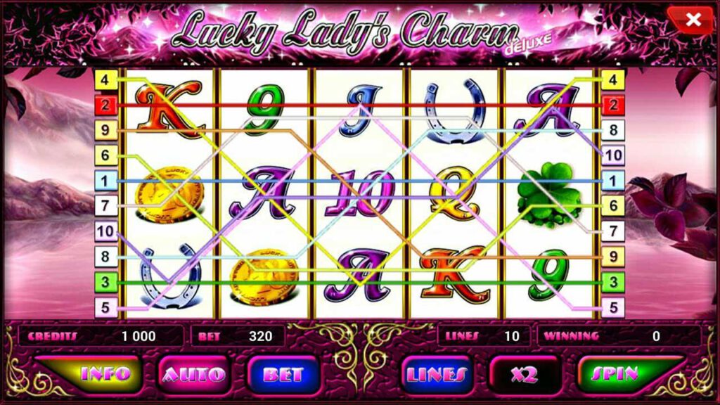 สัญลักษณ์ของเกม Lucky Lady's Charm