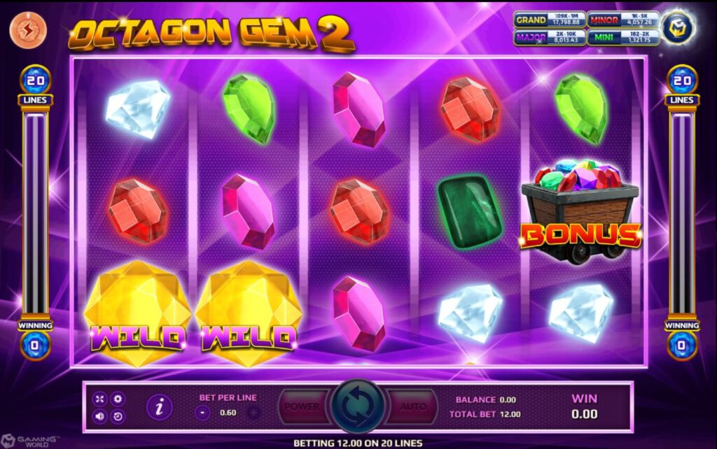 สัญลักษณ์ของเกม Octagon Gem 2