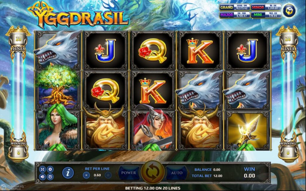 สัญลักษณ์ของเกม Yggdrasil