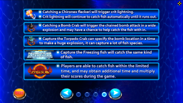 ฟีเจอร์พิเศษในเกมสล็อต Fish Hunter 2 EX - Pro