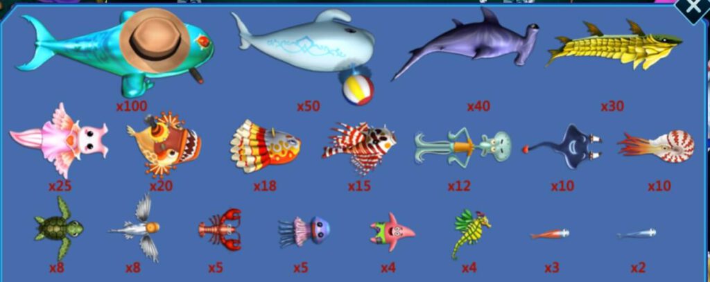 สัญลักษณ์ของเกม Fish Hunter Sponge