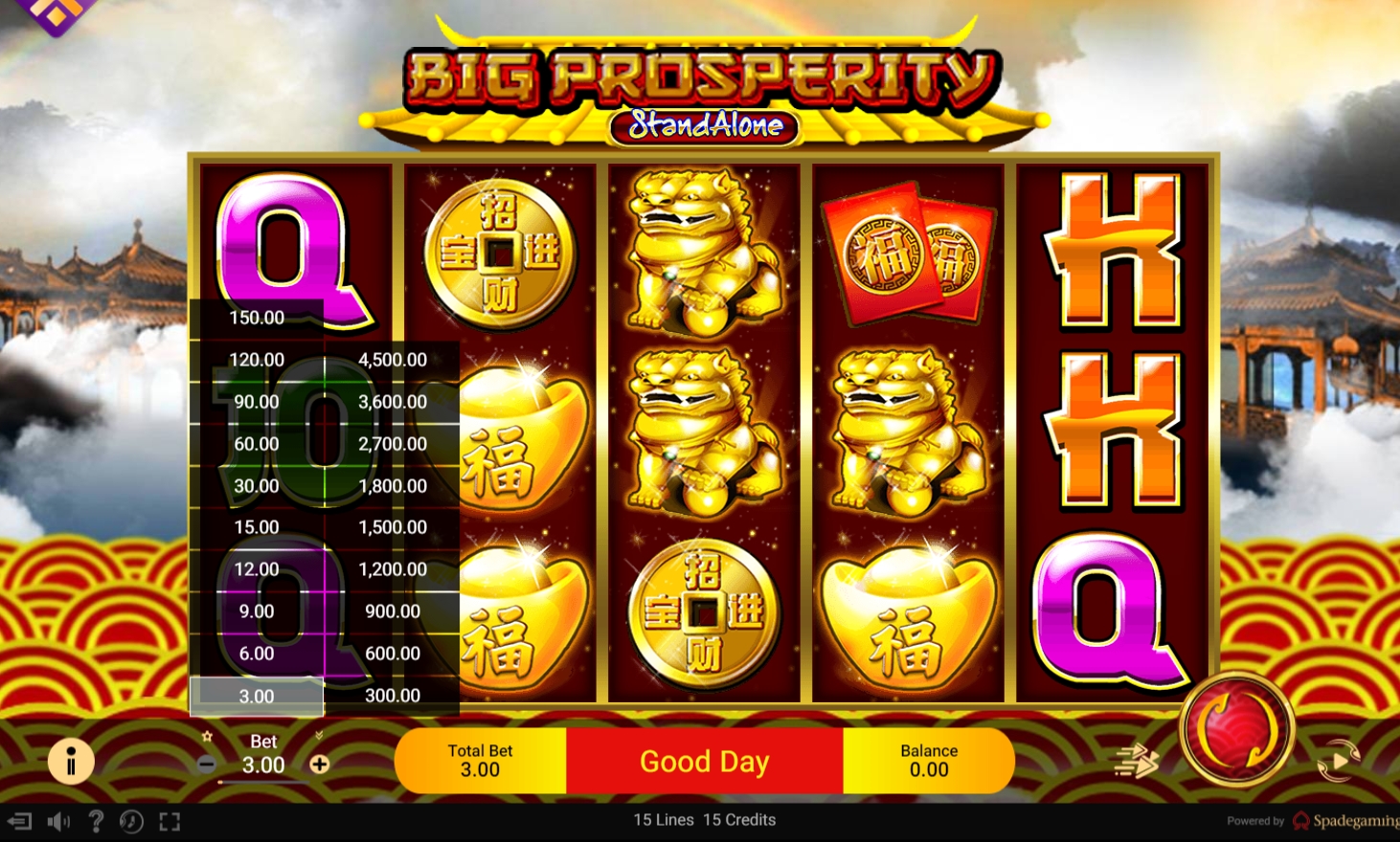 BIG PROSPERITY SA SPADEGAMING Slotxo ทางเข้า