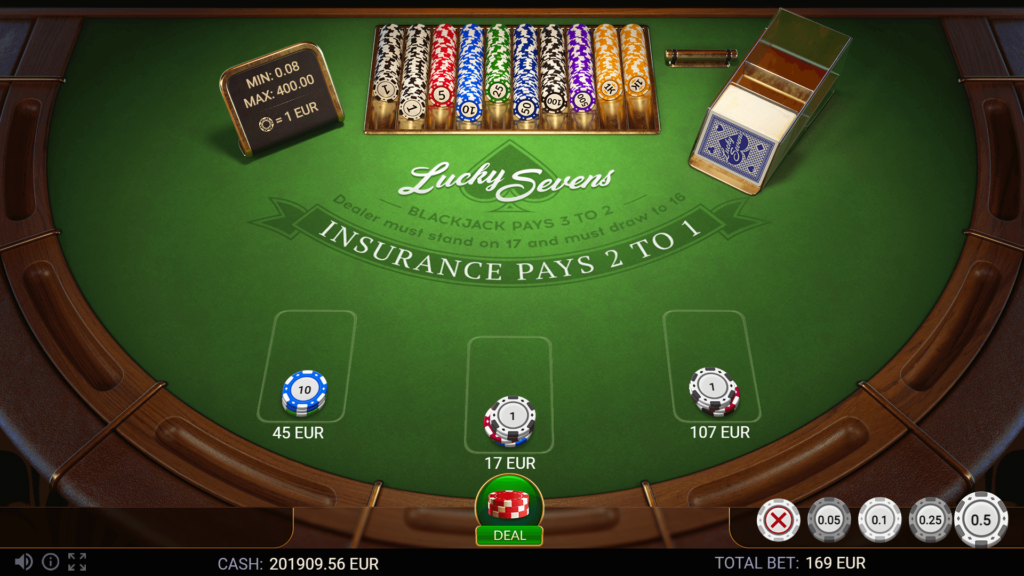 Blackjack Lucky Sevens Evo Play สล็อต xo 24 xoslot247