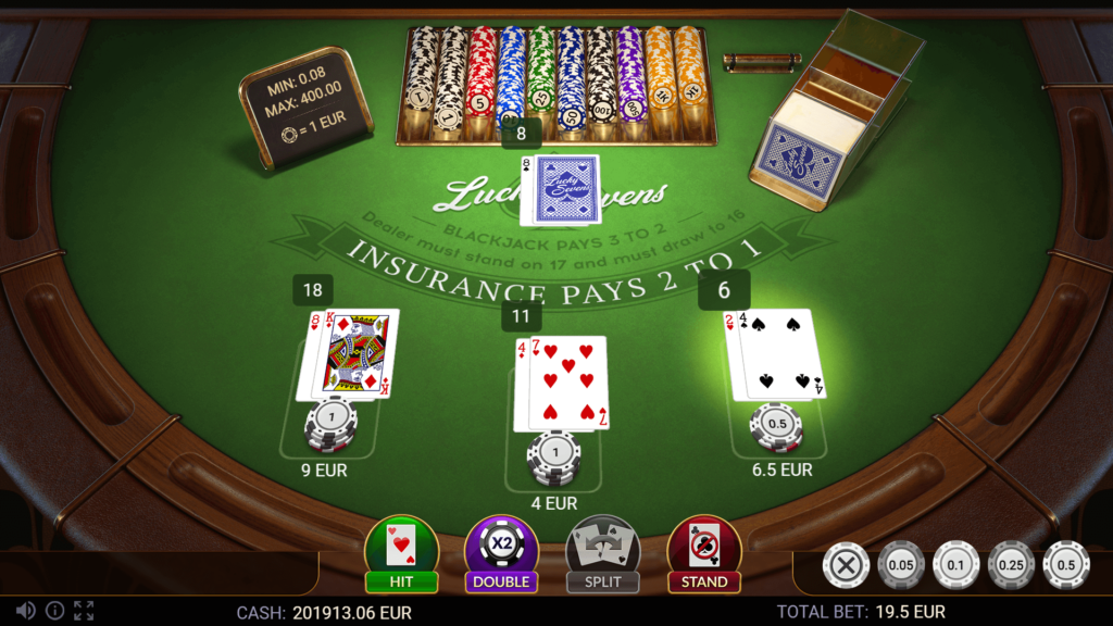 Blackjack Lucky Sevens Evoplay xoslot247