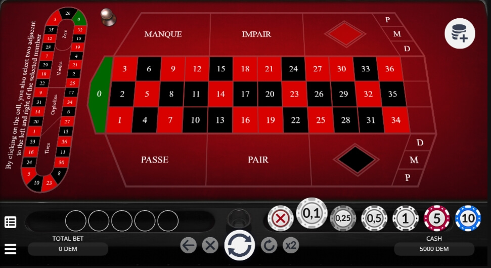 French Roulette Classic Evoplay เล่นผ่านเว็บ xoslot247