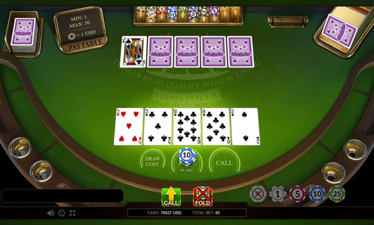 Oasis Poker Classic Evoplay เล่นผ่านเว็บ xoslot247