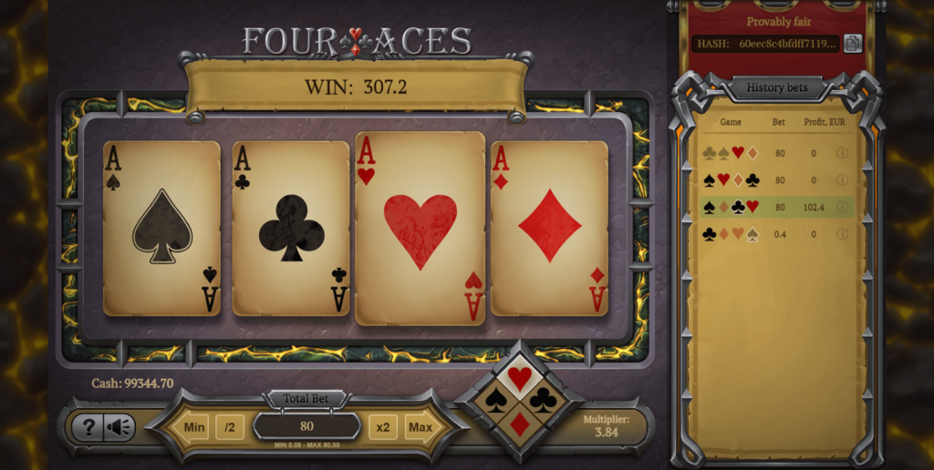 Four Aces Evoplay xoslot247