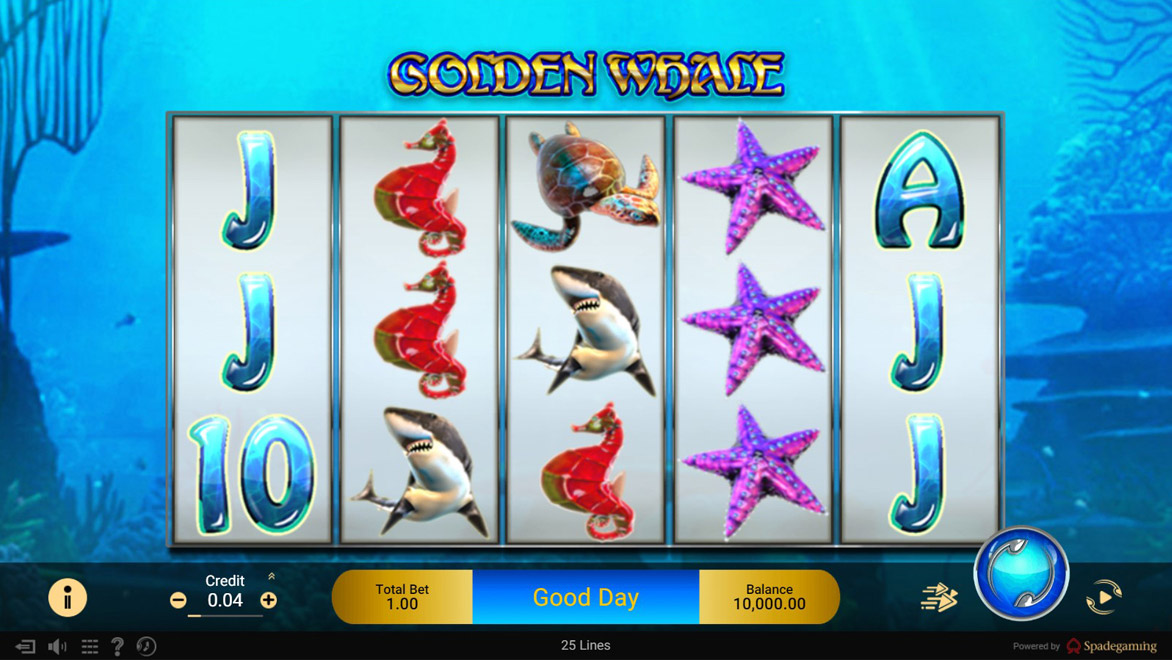 GOLDEN WHALE SPADEGAMING XOSLOT247 ฟรีเครดิต