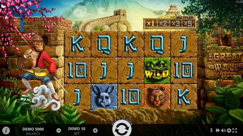 The Great Wall Treasure Evo Play เครดิตฟรี xoslot247