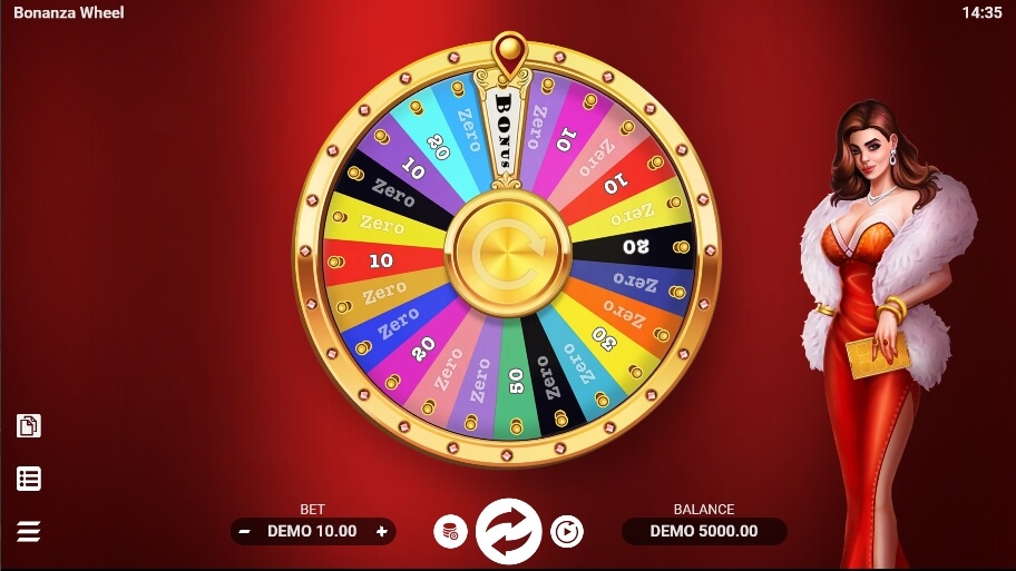 Bonanza Wheel Evoplay เล่นผ่านเว็บ xoslot247