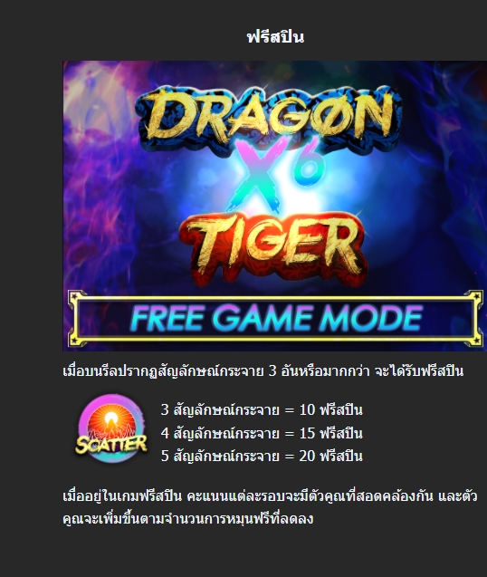 Dragon X Tiger Manna play xoslot247 ฝาก ถอน