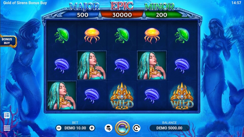 Gold of Sirens Bonus Buy Evo Play เครดิตฟรี xoslot247