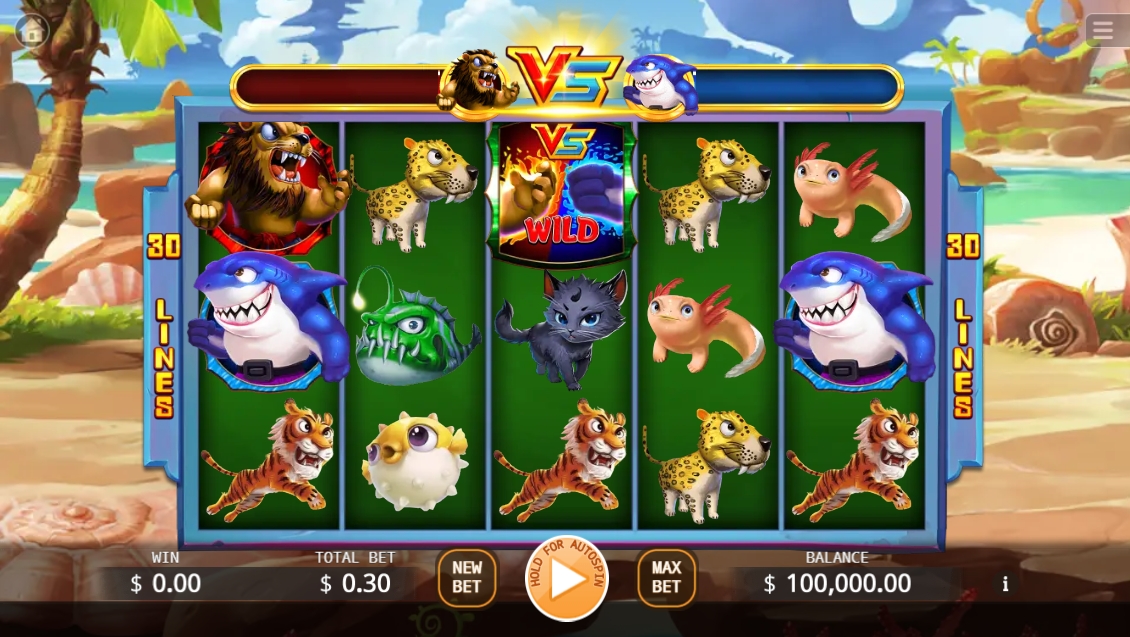 Lion vs. Shark KAGAMING xoslot247 ทดลองเล่น