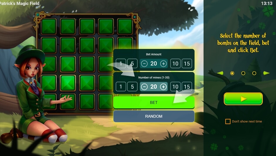 Patrick’s Magic Field Evo Play เครดิตฟรี xoslot247