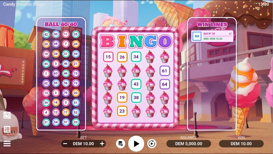 Candy Dreams Bingo Evoplay เล่นผ่านเว็บ xoslot247