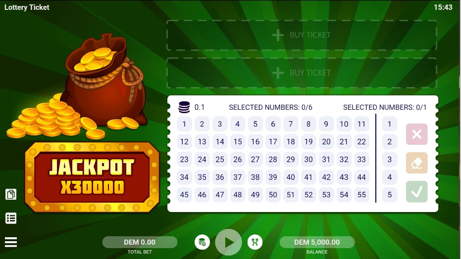 Lottery Ticket Evoplay xoslot247