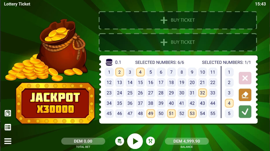 Lottery Ticket Evoplay เล่นผ่านเว็บ xoslot247