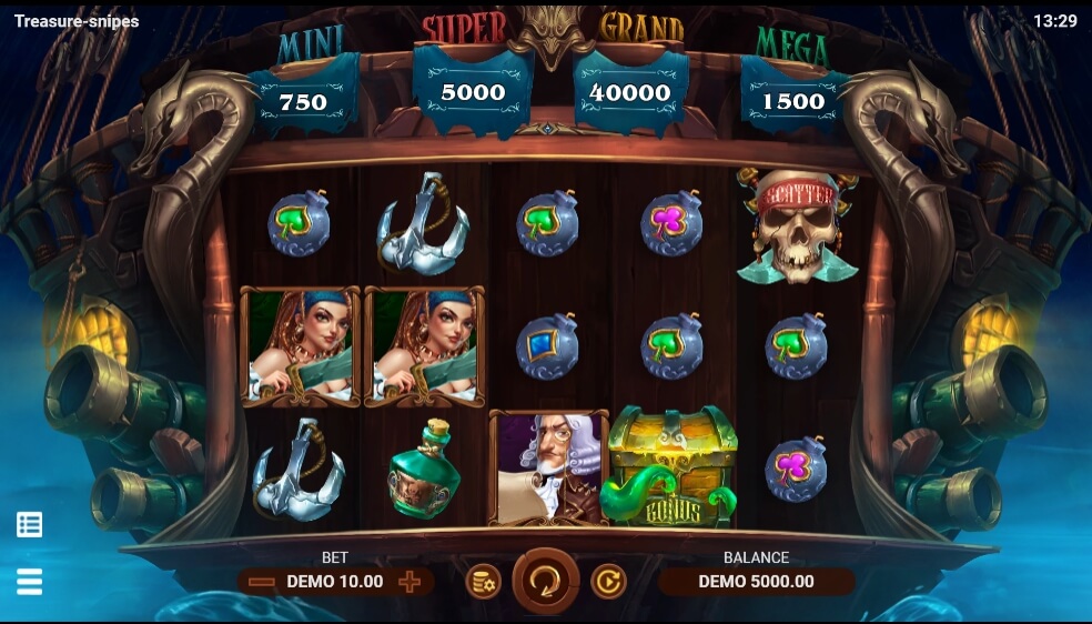 Treasure-snipes Evo Play เครดิตฟรี xoslot247