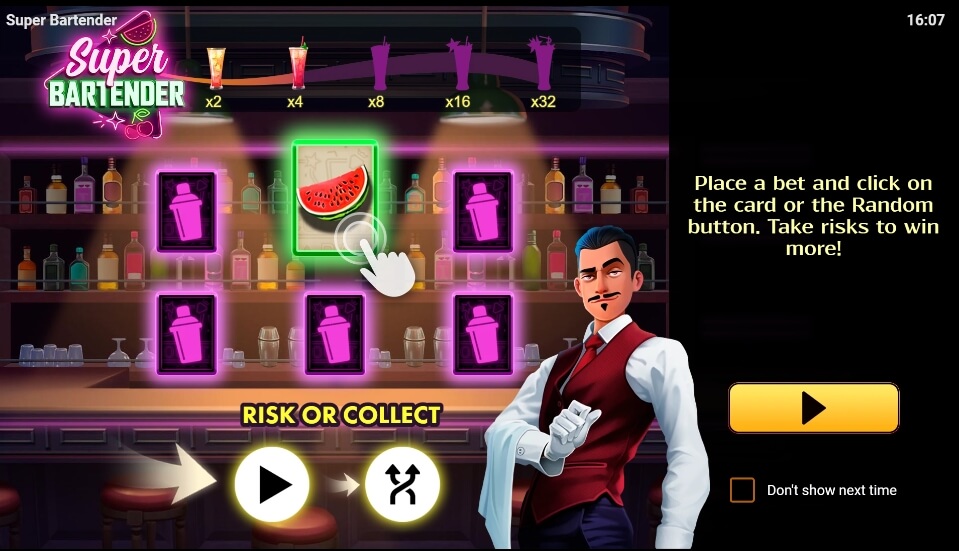 Super Bartender Evo Play เครดิตฟรี xoslot247