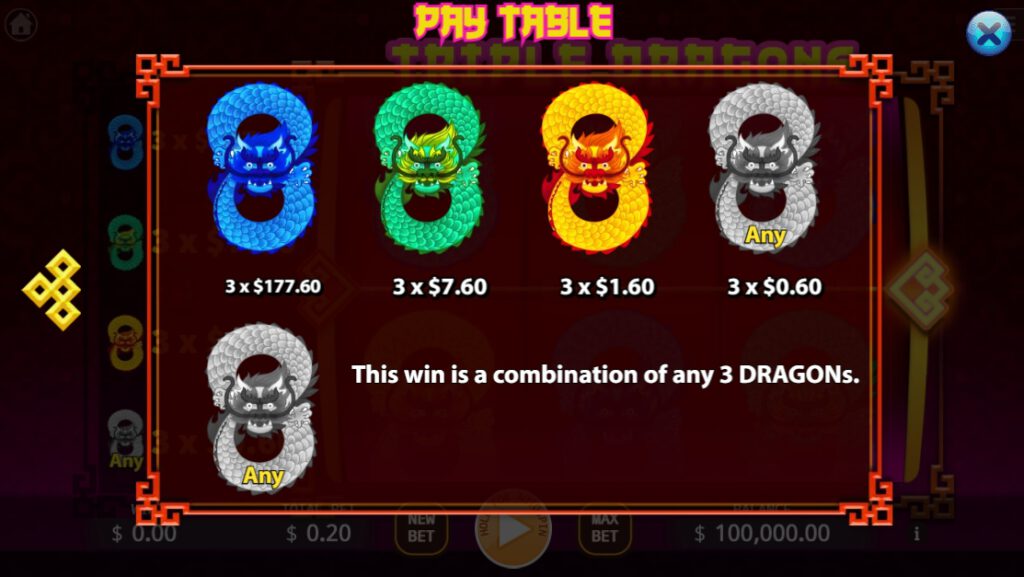 Triple Dragons KA GAMING xoslot247 ฝาก ถอน