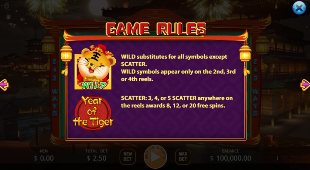 Year of the Tiger KA GAMING xoslot247 ทางเข้า