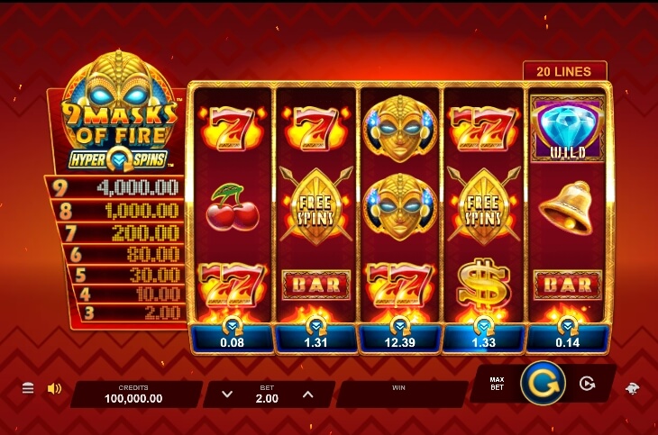 9 Masks of Fire Microgaming เว็บตรง xoslot247 ฟรีเครดิต
