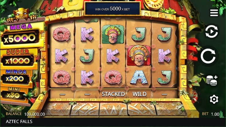 Aztec Falls Microgaming เว็บตรง xoslot247 ฟรีเครดิต