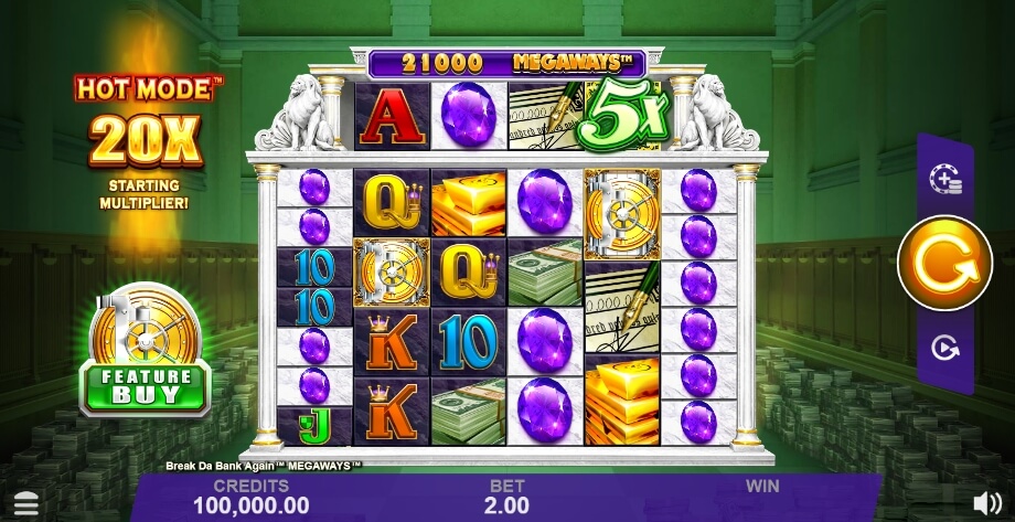 Break Da Bank Again Megaways Microgaming เว็บตรง xoslot247 ฟรีเครดิต