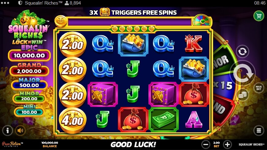 Squealin Riches Microgaming เว็บตรง xoslot247 ฟรีเครดิต