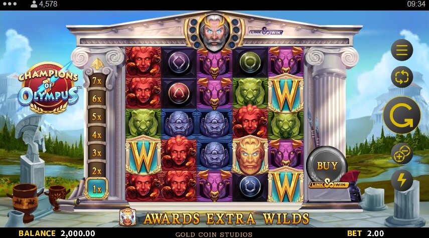 Champions of Olympus Microgaming เว็บตรง xoslot247 ฟรีเครดิต