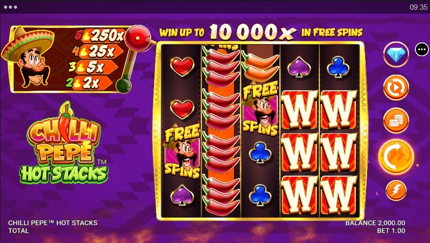 Chilli Pepe Hot Stacks Microgaming เว็บตรง xoslot247 ฟรีเครดิต