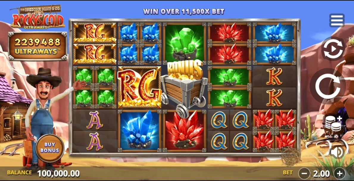 Rocky's Gold Ultraways Microgaming เว็บตรง xoslot247 ฟรีเครดิต