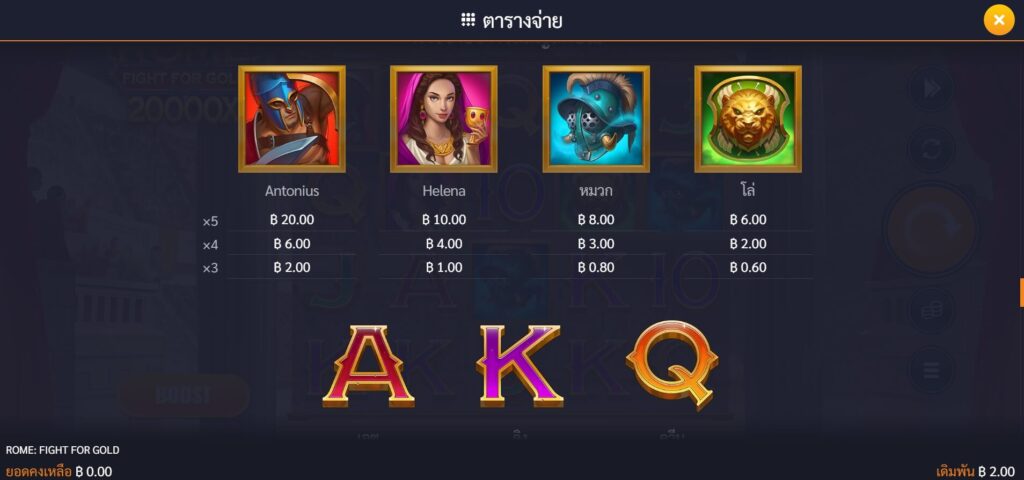 Rome Fight For Gold Microgaming สล็อต xoslot247 ทดลองเล่น